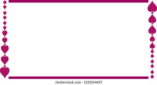 Spade Shield Rectangular Frame Decal