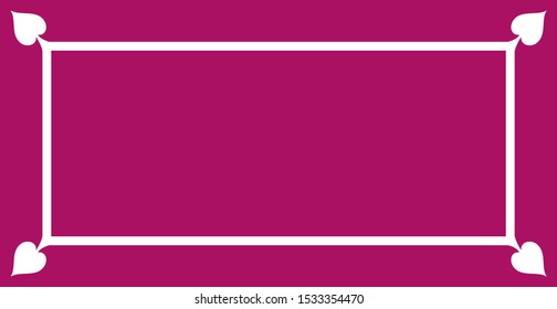 Spade Shield Rectangular Frame Decal
