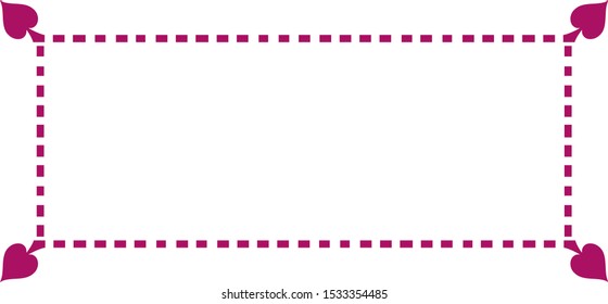 Spade Shield Rectangular Frame Decal