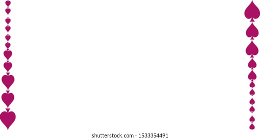 Spade Shield Rectangular Frame Decal