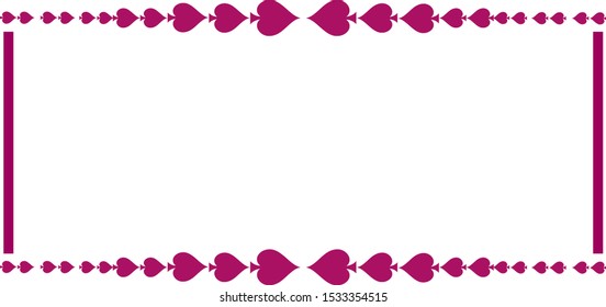 Spade Shield Rectangular Frame Decal