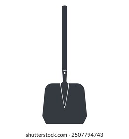 Spade silhouette icon. Garden tools