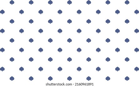 Spade symbol pattern  vector background.