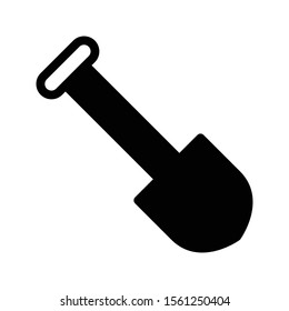 spade vector  glyph flat icon