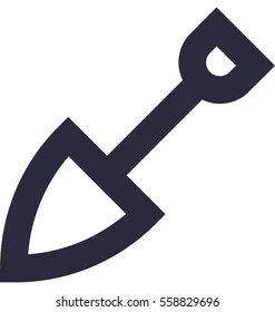 Spade Vector Icon 