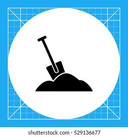 Spade As Work Concept Icon