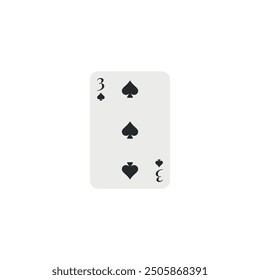 Picas 3, tarjeta de juego, diseño del Vector