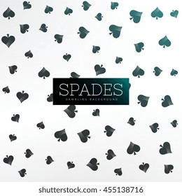spades background of playing cards
