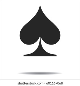 Similar Images, Stock Photos & Vectors of Spades. Colored card suit ...