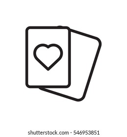 Spades icon illustration isolated vector sign symbol