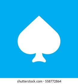 Spades icon illustration isolated vector sign symbol