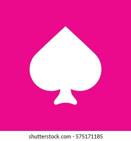 Spades icon illustration isolated vector sign symbol