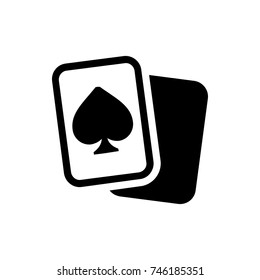 Spades icon illustration isolated vector sign symbol