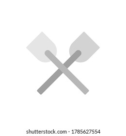 Spades icon. Simple color vector elements of pirate icons for ui and ux, website or mobile application
