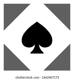 Icono de espadas en estilo plano moderno
