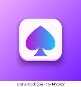 Icono de espadas en estilo plano moderno