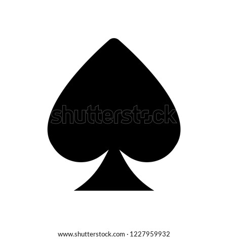 Spades icon, vector