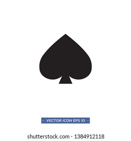 spades icon vector illustration template