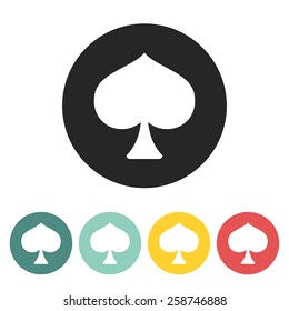 spades icon.vector illustration.