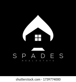 spades logo design concept vector