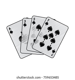 Spades Suit French Playing Cards Related Stock Vector (Royalty Free ...