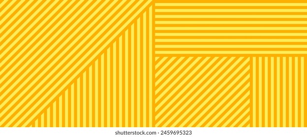 Fondo de espagueti. Abstractas patrón geométrico amarillo con macarrones. Póster de pasta