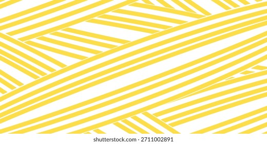 Fundo de espaguete, macarrão amarelo. Padrão abstrato em um fundo claro. moderno