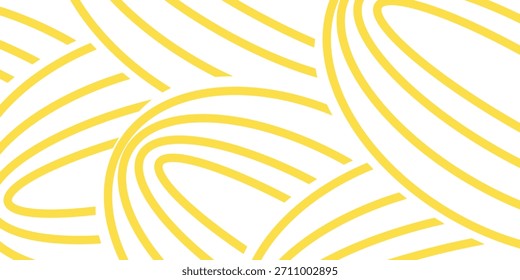 Fundo de espaguete, macarrão amarelo. ilustração vetorial.