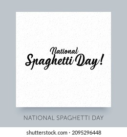 Spaghetti-Tagesschrift Design. Kalligrafischer Text für Italien Nationalfeiertag.