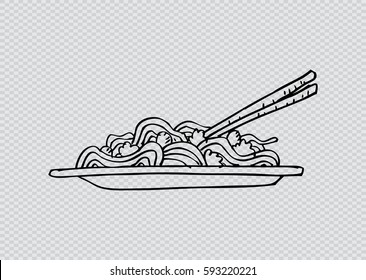 Spaghetti doodle