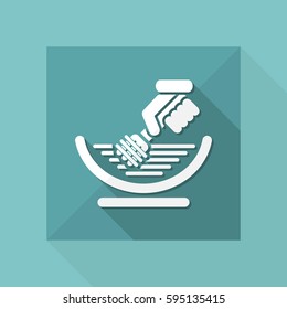 Spaghetti icon concept