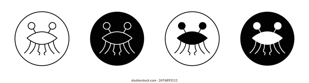 Spaghetti Monster Flying vector icon symbol in flat style.