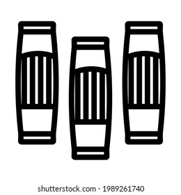 Spaghetti Package Icon. Bold outline design with editable stroke width. Vector Illustration.
