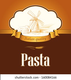 spaghetti. pasta. Bakery. labels, pack for spaghetti, pasta