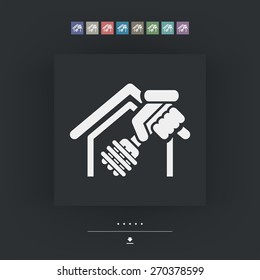 Spaghetti restaurant icon