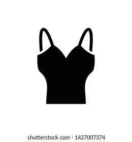 Spaghetti strap tank top Icon