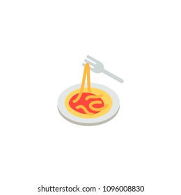 Spaghetti vector icon