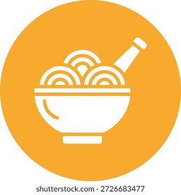 Spaghetti Vector Icon Design Illustration