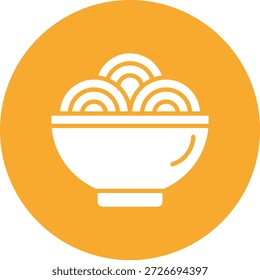 Spaghetti Vector Icon Design Illustration