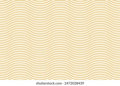 Spaghetti wavy yellow and white pattern. Paste background, element.
