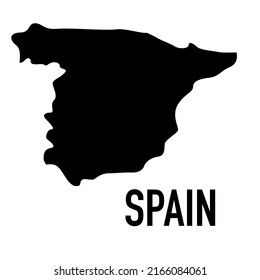 Plantilla de logotipo de mapas abstractos de España