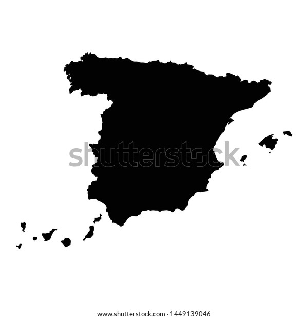 Spain Abstract Maps Logo Template Stock Image Download Now