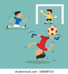 Spain Argentina soccer players encounter