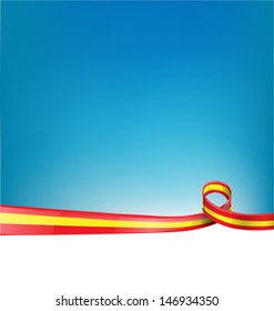 spain background flag