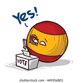 Spain country voting yes
 