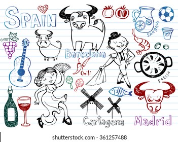 Spain Draw Images Stock Photos Vectors Shutterstock