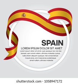 Spain flag background