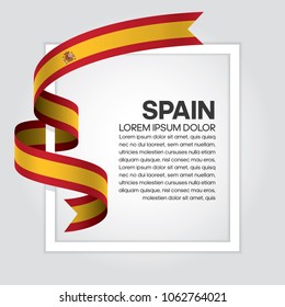 Spain flag background