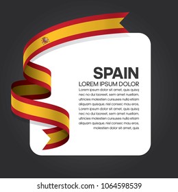 Spain flag background