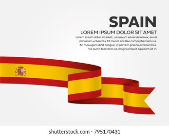 Spain flag background